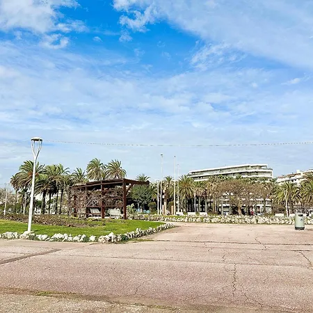 公寓 3p Refurbished Palm 200 M From The Beaches 戛纳